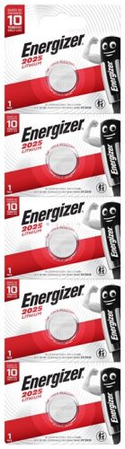 Energizer CR2025 Kiosk Lithium Gombelem 3V B5