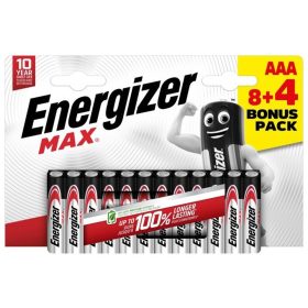Energizer Max tartós mikró elem AAA LR03 B12