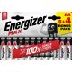Energizer Max tartós ceruza elem AA LR6 B12