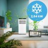 Mobil klíma 2,6kW 9000 BTU, 3 az 1-ben WiFi, LED, páramentesítő funkcióval