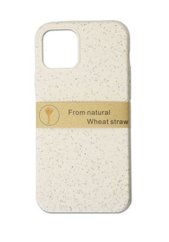 ECO2 ZEROWASTE IPHONE 12 / 12 PRO 6.1 TERMÉSZETES ALAPANYAGÚ TOK FEHÉR