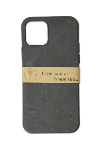 ECO2 ZEROWASTE IPHONE 12 / 12 PRO 6.1 TERMÉSZETES ALAPANYAGÚ TOK FEKETE