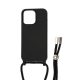 YOOUP CORD IPHONE 13 PRO MAX 6.7 ZSINÓROS TPU TOK FEKETE