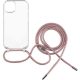 YOOUP CORD IPHONE 14 PRO MAX 6.7 ZSINÓROS TPU TOK CLEAR-ROSE GOLD