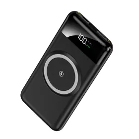   Univerzális 4 az 1-ben Powerbank 10000 mAh Vezeték Nélküli Töltéssel