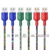 KAKU Tuteng Painted Fast charger and data cable 1m 3.2A - Lightning - Display 30pcs