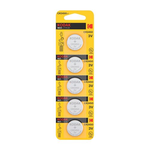 Kodak Ultra Lithium Button Battery CR2450 (3V) B5