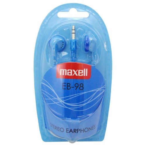 Maxell Headphones Blue (Ear Bud Blue)