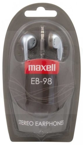 Maxell Earphones Silver (Ear Bud Silver)