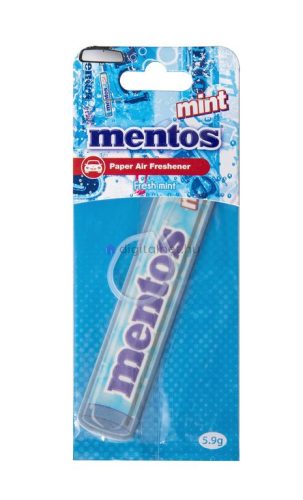 Mentos Autósillatosító (Menta, Gyümölcs, Kókusz-Ananász, Zöldalma) 25x5,9g/doboz