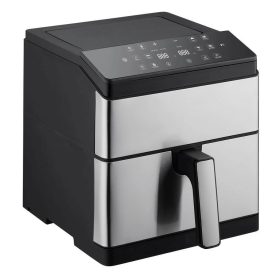   9,5 L-es Air Fryer olaj nélküli forró levegős Dupla fűtőszálas fritőz, aszaló