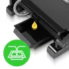 Elektromos grill és melegszendvics sütő, tapadásmentes, 2200W, 180°-ban nyitható