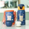 TUMBY Double-walled Bear children's thermos with digital display, 500ml