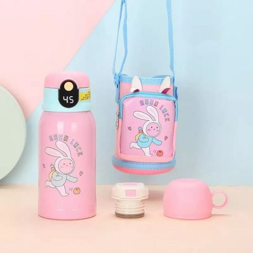  TUMBY Double-walled Bunny children's thermos with digital display, 500ml