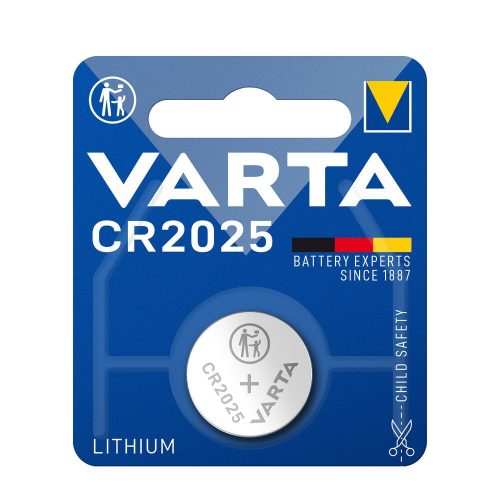 Varta Lithium Button Battery CR2025 3V B1