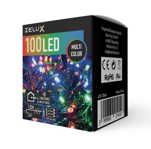Zelux 100 Led 12m Christmas Light MC