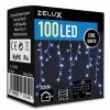 Zelux 100 LED Christmas Light Icicle Light Curtain CW, 2,5m