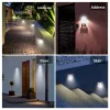 Zelux Napelemes kültéri LED lámpa, modern lépcsővilágítás, EZÜST IP44