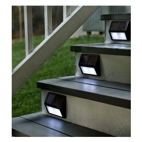 Zelux LED Solar wall lamp Black