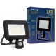 Zelux Led Floodlight 30W IP65 NW 4000K with motion detectorPIR