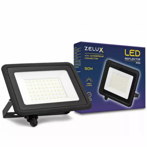 Zelux Led Floodlight 50W IP65 NW 4000K