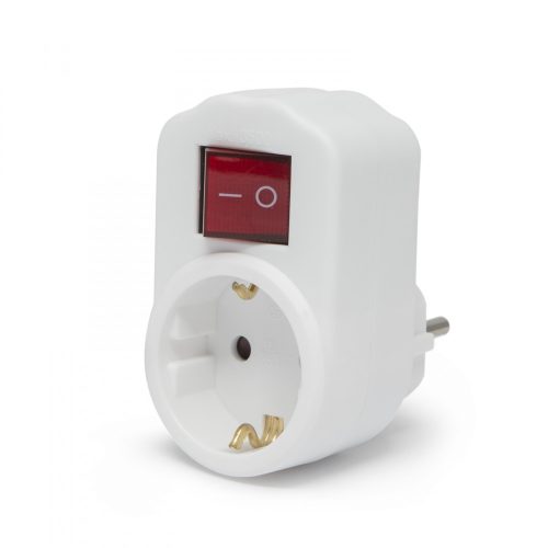 Zelux Power Strip - 1 socket + switch