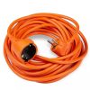 Zelux Extension cord, 1 socket, 20m cable, 1,5mm2 (orange)