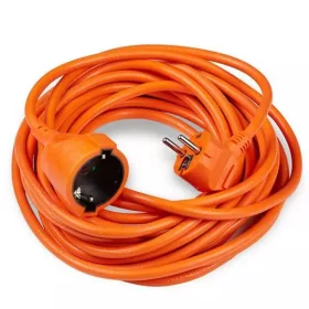 Zelux Extension cord, 1 socket, 20m cable, 1,5mm2 (orange)