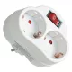 Zelux Power Strip 2 sockets + switch
