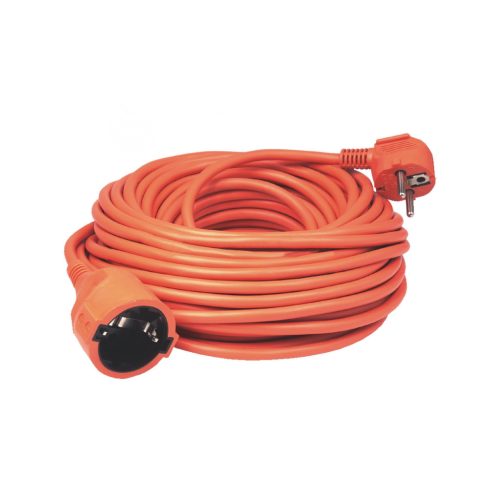 Zelux Extension cord, 1 socket, 30m cable, 1,5mm2 (orange)