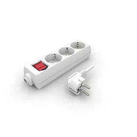 Zelux Extension Cord 3x16A Socket with Switch 2m