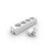 Zelux Extension Cord 4x16A Socket 4m