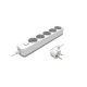 Zelux Extension Cord with 5 Sockets and Switch 2m