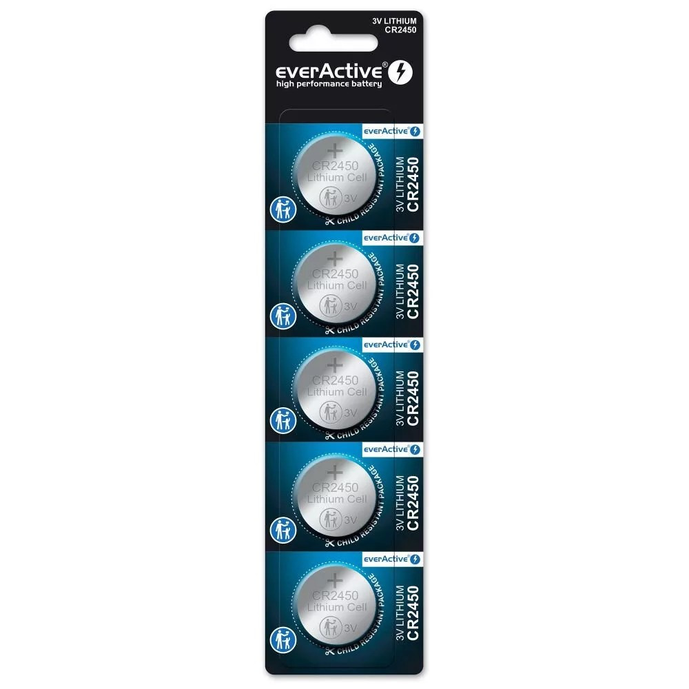 EverActive Lithium Gombelem CR2450 (3V) B5